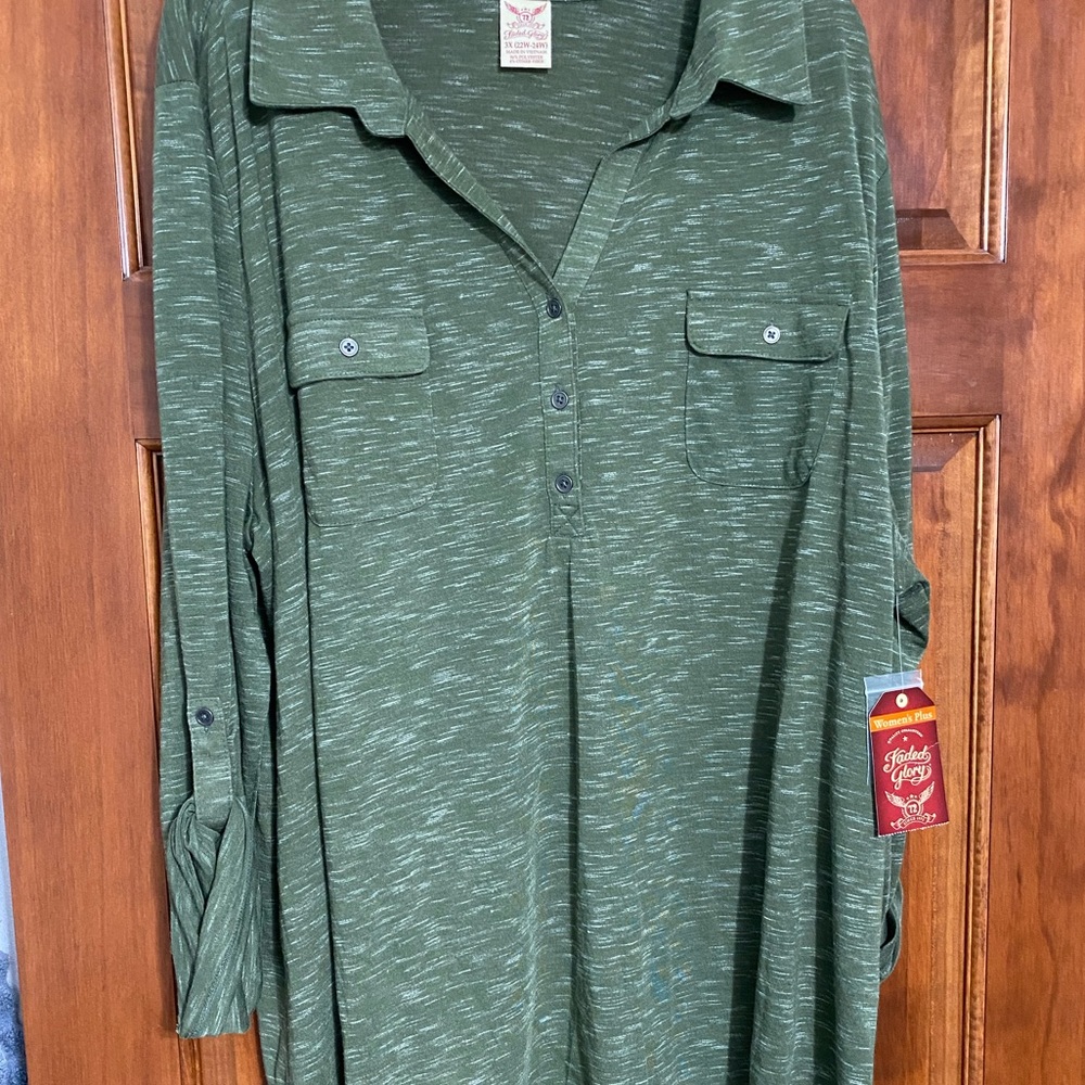 FADED GLORY LONG SLEEVE TOP